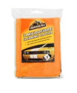 ARMOR ALL Microfibre Cleaning Cloths (3 Units), Gently Lifts Away Grime And Grease