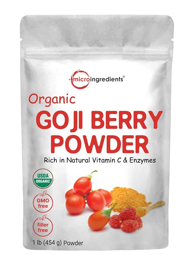 Micro Ingredients Organic Goji Berry Powder, 1 Lb