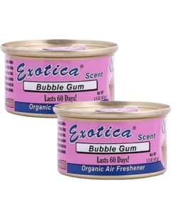 EXOTICA Organic Air Freshener Value Pack 2 count - Bubble Gum Scent