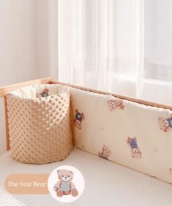 DUNISO Bed Guardrail, Toddlers'  bed protection barrier, Children's Bed Rail, Anti-Collision Fall Prevention, Easy Installation Enhanced Safety Universal Fit (28*200cm)