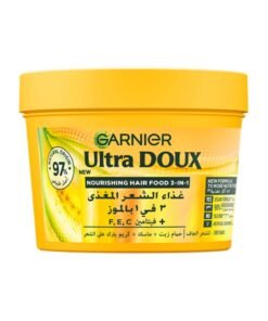 garnier Ultra Doux Hair Food Nourishing Banana 3-in-1 Hair Mask For Dry Hair 390ML White 390ml