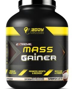 Body Builder Extreme Mass Gainer, Spanish Latte, 5 LB, Muscular Weight Gain