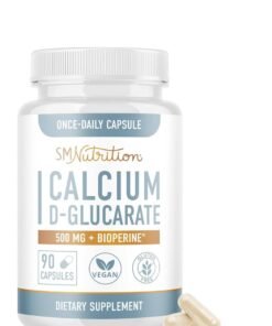 SMNutrition Calcium D-Glucarate 500MG + Bioperine 90 Capsules