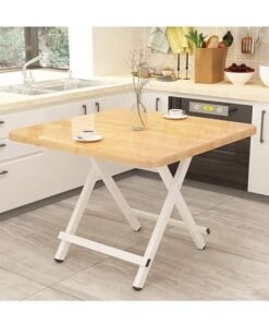 Folding Dining Table Outdoor Dining Table Portable Camping Table Kitchen Table for Indoor Outdoor,Space Saving(60*60CM)