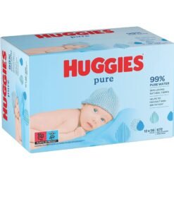 HUGGIES Baby Wipes 99% Pure Water, 56s X 12 Pack (672 Wipes)