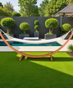 Premium Wooden Hammock with Solid Wooden Stand – Perfect for Outdoor Relaxation - Image 5