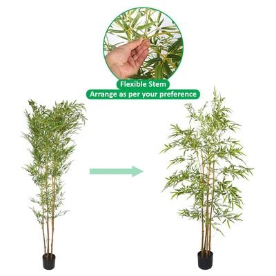 1.5m Artificial Bamboo Tree Realistic Plants - Image 5