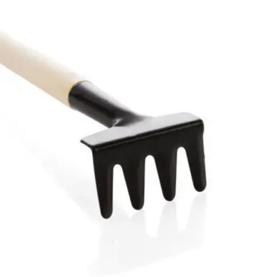 3-Piece Garden Mini Tool Set Beige/Black - Image 5