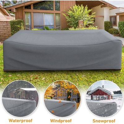 Protection Cover for Fabia 5-seater Outdoor Sofa - L270 x W170 x H75cm - Grey - Image 5