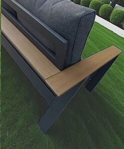 9-Seater Premium Outdoor Aluminium Lounge Sofa Set