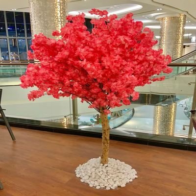 Cherry Blossom-150×120×120CM-Red Artificial Tree - Image 4