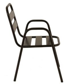 Milan Outdoor Set-90×90×74CM-Gray fram/Beige cushion- 1 Year - Image 4