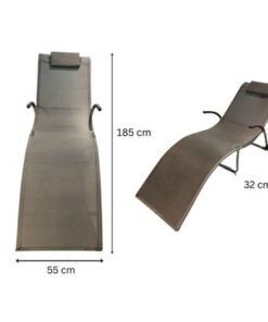 Sun lounger- U shape/770506Model-113×25×67CM-Aluminum