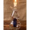 Angmei Premium Heat Resistant Glass Oil Lamp, Glass Vase Bottle Medical Grade High Borosilicate Material for Long lasting Use Glass Vase Transparent (Random Color)