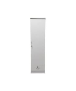 INFINI HOMES Single Door Wooden Wardrobe,Cabinet,Cupboard Of Engineered Wood With 1 Drawer Perfect Modern Stylish Size white (without assembly)