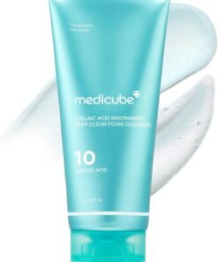 Medicube Azelaic Acid Gummy Whip Cleanser for Acne & Troubled Skin (120g), Foaming Face Wash with 99% Pure Azelaic Acid & Niacinamide, Deep Pore Cleansing & Sebum Control Gentle Daily Cleanser for Smooth Clear Skin