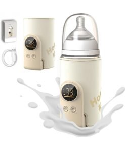 Portable Bottle Warmer, Fast Heating,Leak-Proof,Adjustable Travel Warmer with Battery, 10000mah Battery Powered, Heating Breast Milk Warmer for Travel Outdoor