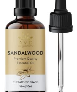 AVD Organics Sandalwood Essential Oil 30Ml Premium Quality Therapeutic Grade For Skin Care & Focus Woody And Earthy Aroma For Clarity Diffuser Aromatherapy1 Fl. Oz