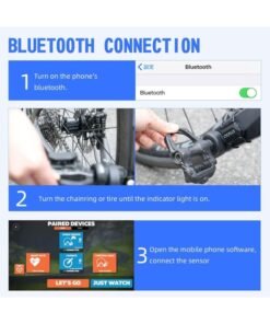 CYCPLUS C3 Cycling Speed & Cadence Sensor – Dual Mode Bluetooth & ANT+ Bike Sensor, Real-Time Data for Zwift/Wahoo/Garmin, Compact Design, Long Battery Life, Easy Installation – Black - Image 4