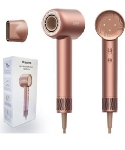 Dreame Glory Hair Dryer, Fast Drying, Negative Ionic Blow Dryer, 110,000 RPM, Lightweight, Low Noise, Constant Temperature Hair Care Without Damaging Hair, Rose Gold - AHD6A-RS