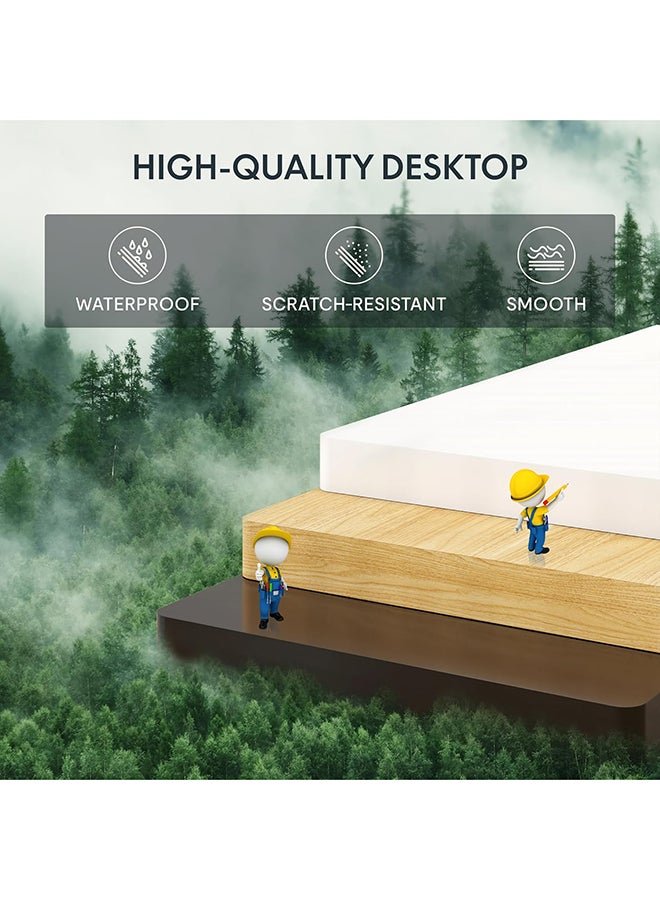 SKY-TOUCH Electric Adjustable Height Desk,Elevating Desk, 48"x24", Height Memory, Storage Hook, 28.9"-46.5" Elevating Computer and Computer Gaming Desk
