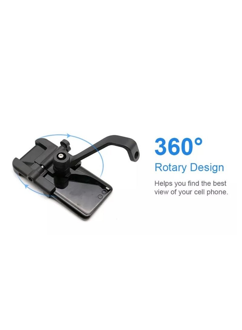Bills Adjustable Handlebar Cell Phone Holder,Aluminium Bike Phone Mount, Universal Mobile Holder for Bike, Motorcycle Bicycle Handlebar Cradle, Bike Phone Holder Compatible with All Phones - Image 4