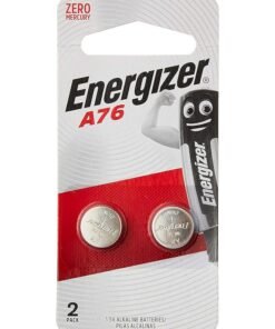 Energizer A76 Alkaline Batteries – Pack of 2 Silver