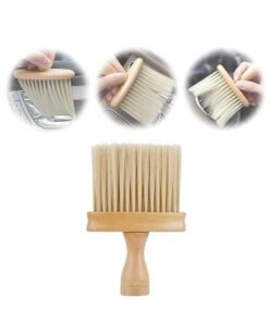 Barakah Soft Detail Brush, High Density Ultra Car Interior Dusting Brush Cleaning Wooden Handle Dust for Interior, Keyboard, Leather, Home