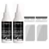 SOLARAE 2x50ml Car Windshield Crack Scratch Resin Repair Tool For Glass Chips And Cracks, DIY Car Windshield Repair Kit, Car Windscreen Glass Repairing Glue For Bulls Eyes, Star Half Moon, Start-Shaped Crack