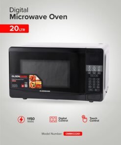 Olsenmark Digital Microwave Oven 20 L 1150 W OMMO2261W White/Black