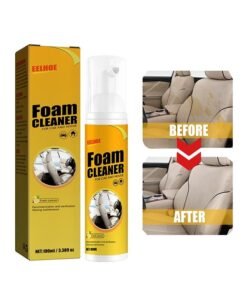 EELHOE Foam Cleaner For Car And House 100ml -Multifunctional  No Flushing Car Interior Cleaning,Grease-Free Cleaner All Purpose Foam Cleaner Spray Lemon Flavor For Car House Kitchen