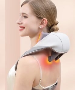 Mini Kneading Neck Massager Shoulder And Neck Hot Compress Massager Trapezius Massage Free Hands