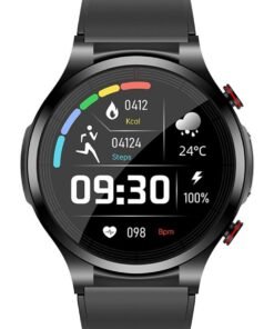 AROAQ W11 Pro Smart Watch, 1.32" Hd Color Screen Multifunction Smart Wrist Watch, Ai Intelligence Smart Fitness Watch With Ppg+ecg Blood Pressure Heart Rate Temperature Monitoring, (Black)