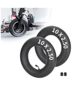 FIRST PRO 2-Pack 10x2.50” Inner Tubes replacement for 10-Inch Electric Scooter, Compatible with 36V/48V 400W-800W Hub Motor, TR87 Angled Stem, Off-Road Ready for E10 Electric Scooter Tires