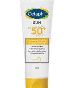 Cetaphil Sun Liposomal Lotion Spf 50+, Face And Body Moisturizer Sunscreen For Sensitive Skin, Very High Protection And Extra Water Resistant. Contains Essential Vitamin E And Aloe Vera, Unscented 50ml