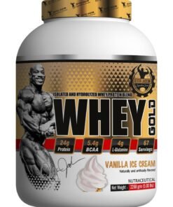 Dexter Jackson Gold Series Whey Gold - Vanilla Ice Cream, 2268g (5 Lbs), 67 Servings