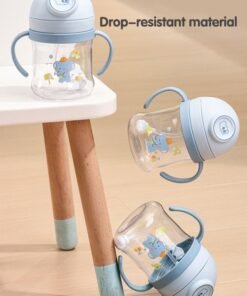 Super ZYouth 2PCS Baby Sippy Cups with Straw, Baby Water Bottle, Training Cup with Handles for Toddlers, Boys and Girls - Image 3