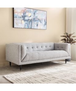 Home Box Delphi 3-Seater Fabric Sofa