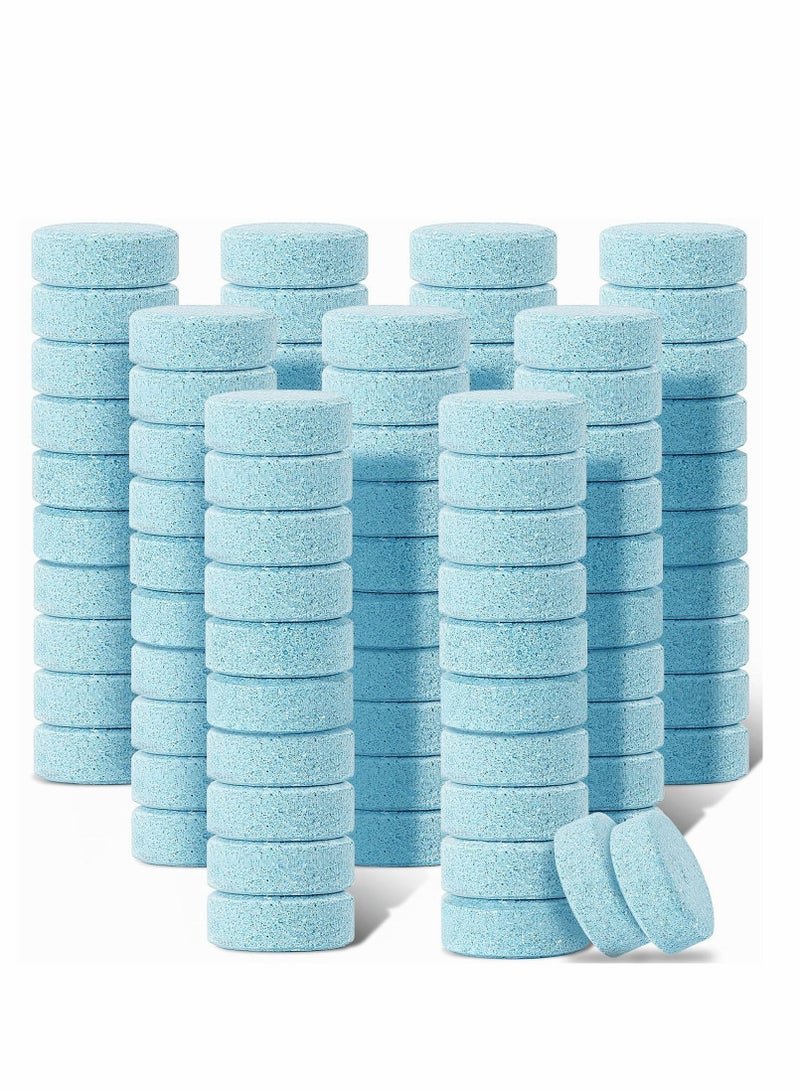 Y&D 100 Pieces Car Windshield Glass Concentrated Washer Tablets Solid Effervescent Wiper Cleaning for Kitchen Window
