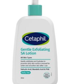 Cetaphil Gentle Exfoliating Sa Lotion, Lightweight Moisturizer For All Skin Types, Salicylic Acid, Mandelic Acid & Gluconolactone, Gently Exfoliates, Dermatologist Recommended Brand, Pump Bottle - White 236ml