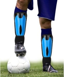 SOLARAE Shin Guards, Shin Pads Mens for Sports, Football Shin Pads Boys for Height 4‚Äô9‚Äô‚Äô to 6‚Äô2‚Äô‚Äô, with Adjustable Straps and Ankle Support Football Gifts Size L