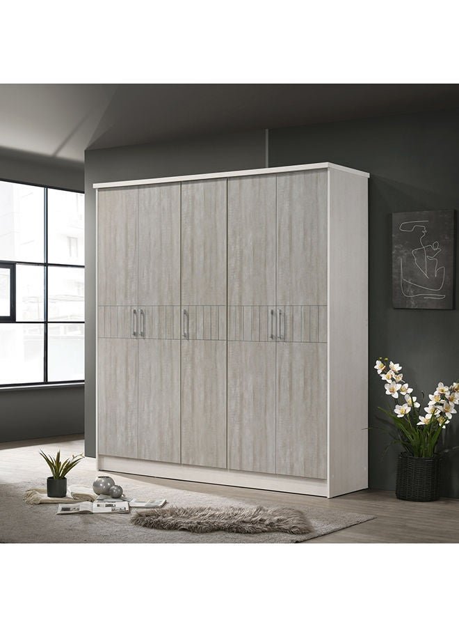 Home Box Liverpool 5-Door Wardrobe 54.5x207x191.1 cm