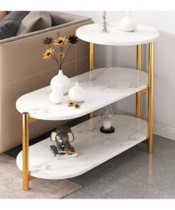 DubaiGallery Multi-Layer Sofa Coffee Tables Luxury Italian Light Simple Bedside Tables Modern Home Furniture Living Room Small Round Table