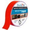 Duravel Reflective Safety Tape, 2 Inch x 25 Metre, Self-Adhesive (Red)