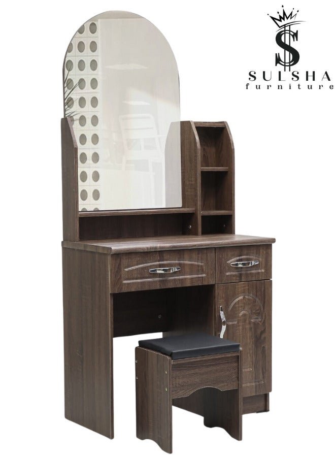 SULSHA Modern Wooden Dressing Table 80x170x42cm