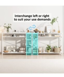 FAMAPY Console Tables for Living Room, Entryway Table with 4 Storage Shelves,Long Behind Couch Table for Hallway Bedroom - Image 3