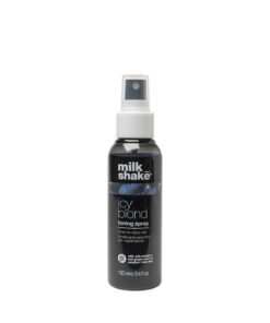 Milk Shake Toning Spray for Blonde Hair with Black Pigment - Counteracts Yellow & Orange Tones, Hydrates & Adds Shine for a Cool, Icy Finish (100 ml)