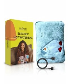 Glowudz dual comfort electric rechargeable heating water bags for pain relief warming hand and relieve muscle aches and back pains with hand warmer green