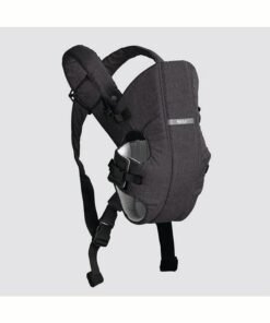 Nurtur Dove Deluxe Infant Baby Carrier – Premium Fabric, Dual-Facing Comfort, Adjustable Cushioned Straps, & Built-In Baby Bib - Black