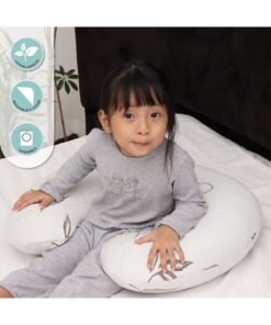 Moon Feeding Pillow With Bamboo Fabric- 45x55x18 cm - Image 4